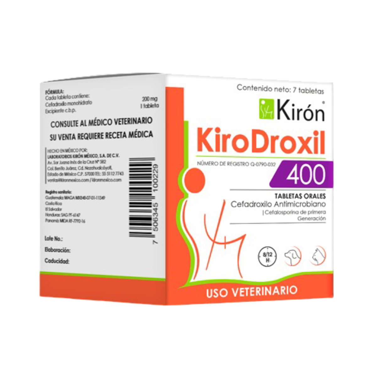 KIRODROXIL 400 7 tabs