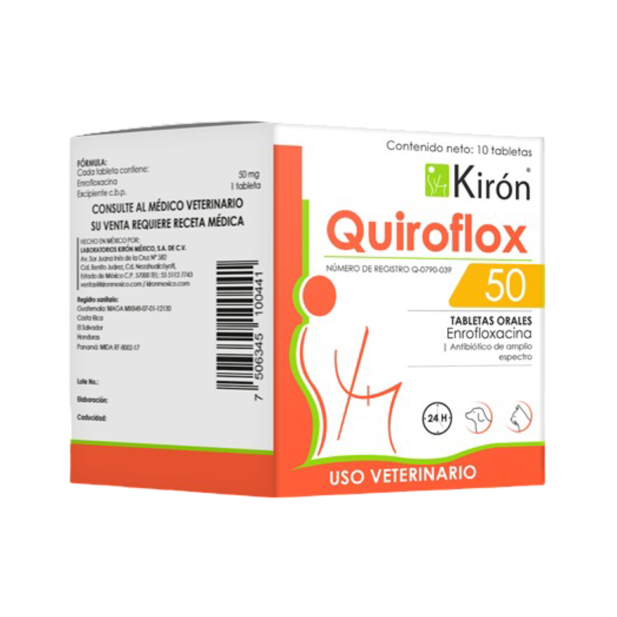QUIROFLOX 50 10 tabs