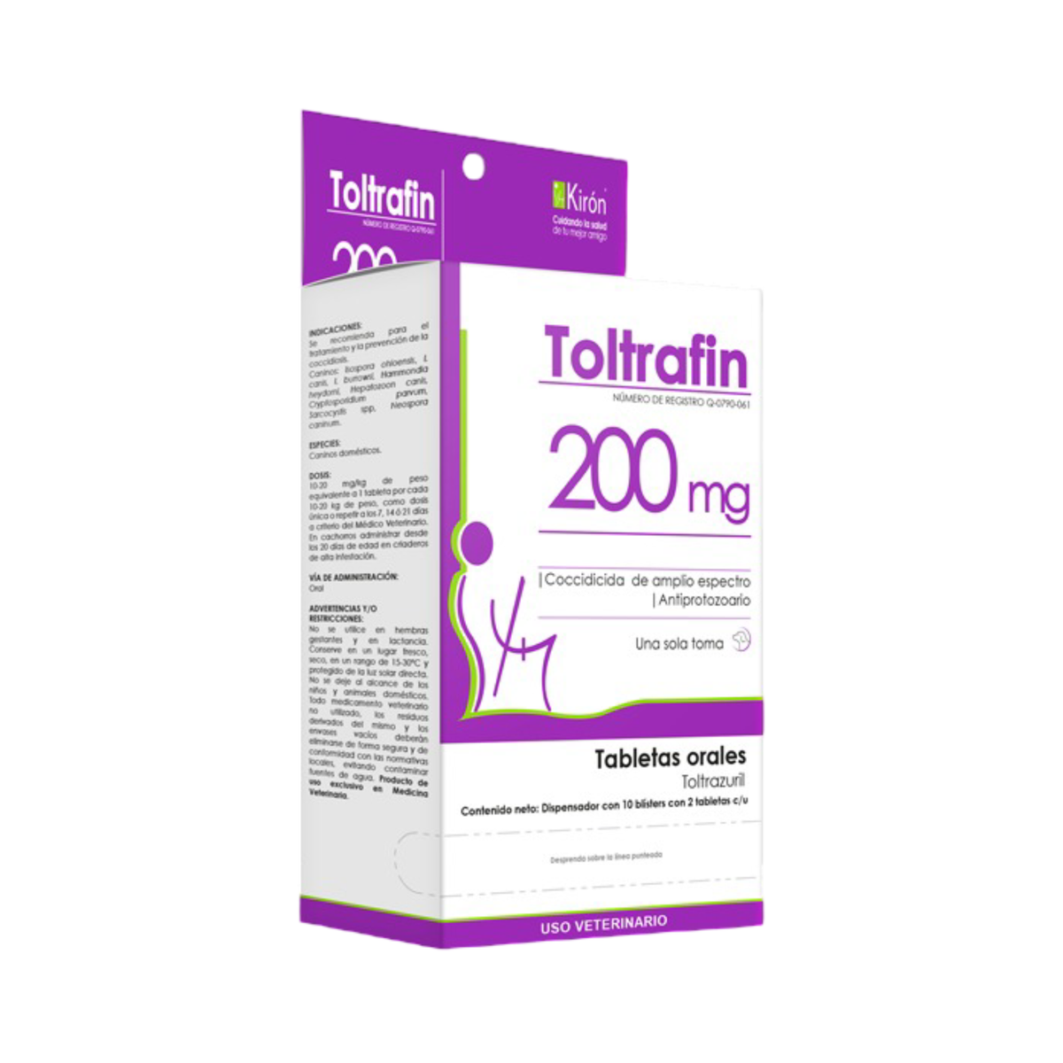 TOLTRAFIN 200 mg 20 tabs EXHIBIDOR