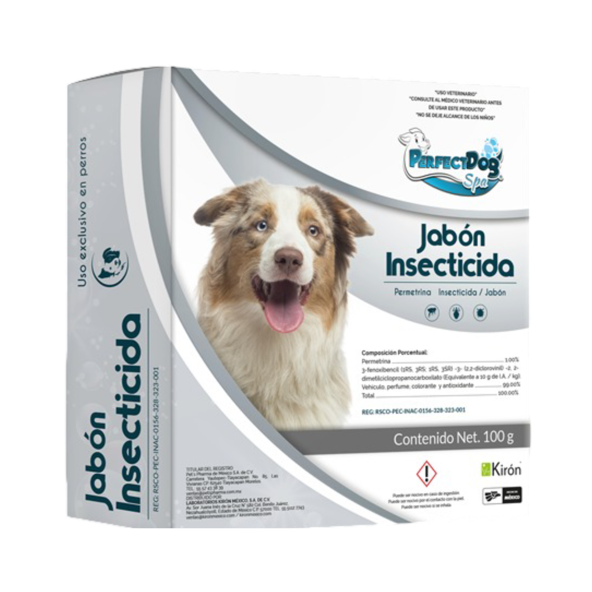 PERFECT DOG JABON INSECTICIDA 100 g