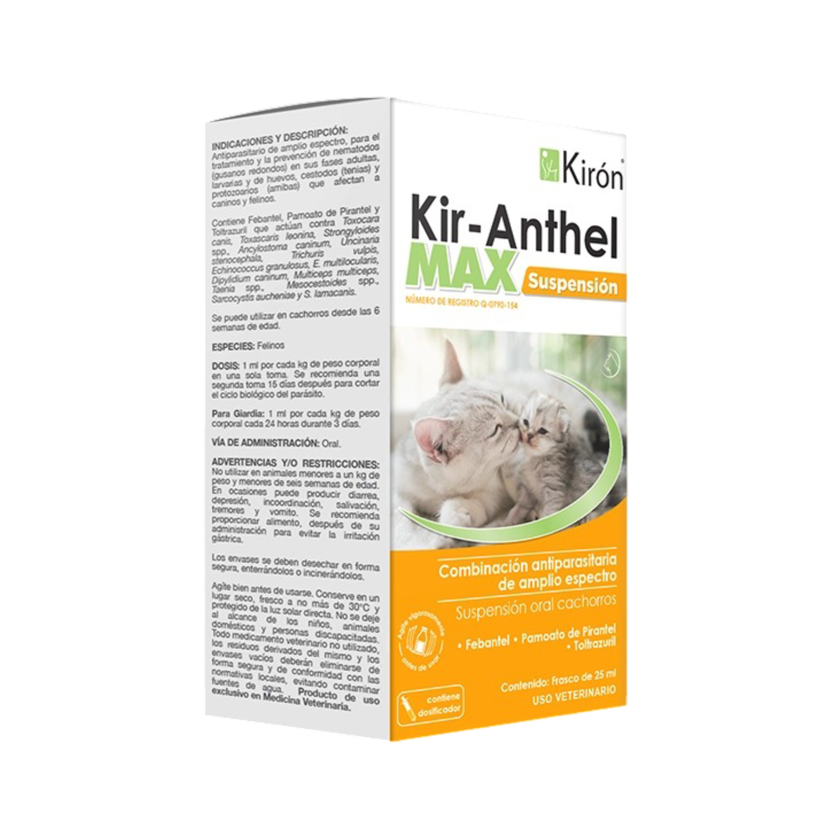 KIR-ANTHEL MAX SUSPENSIÓN GATO 25 ml
