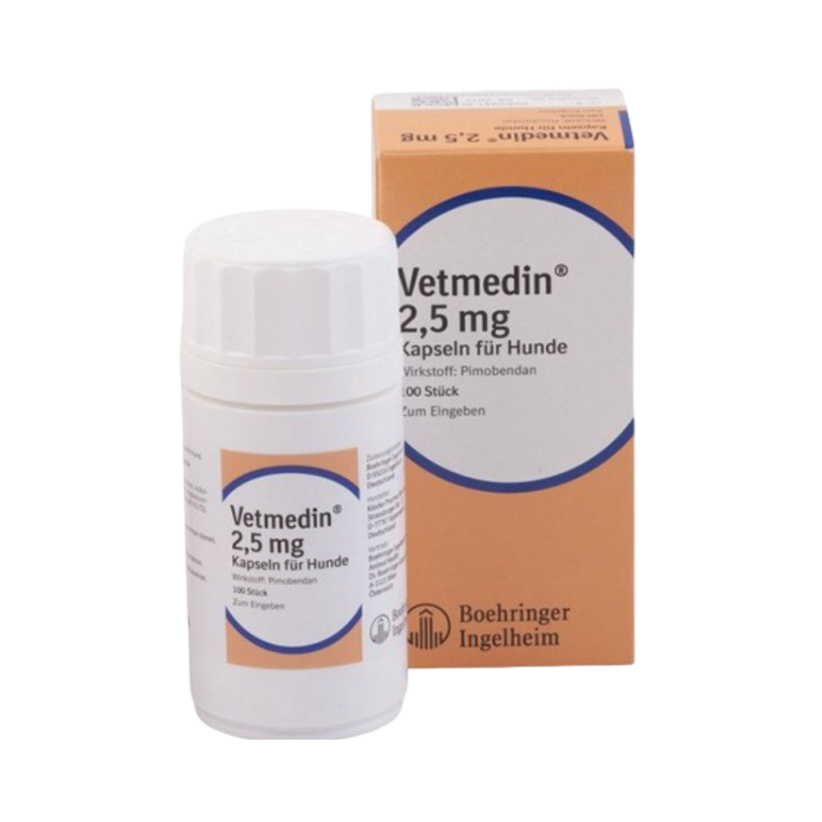 VETMEDIN 2.5 MG 100 caps