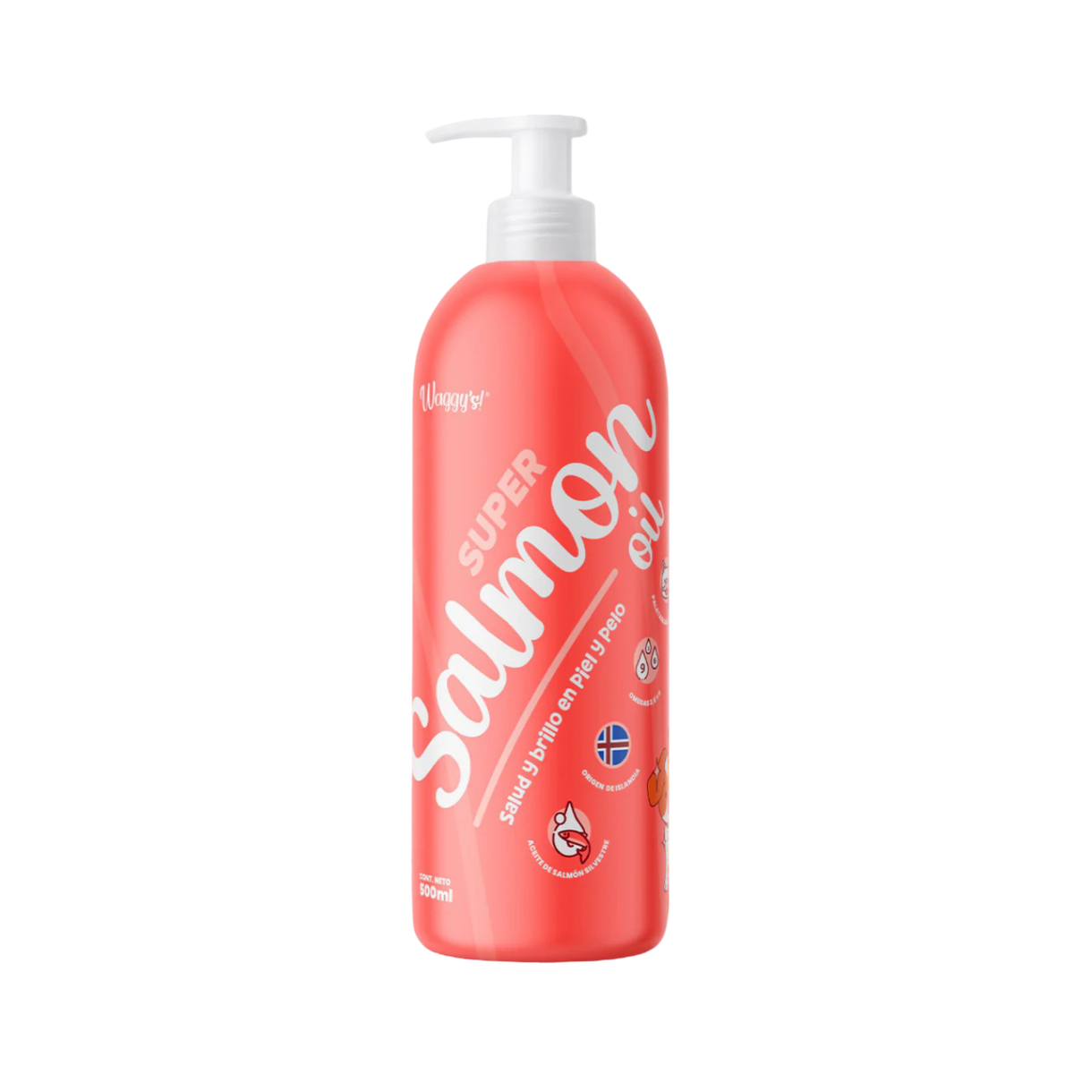 WAGGY´S SUPER SALMON OIL 500 ml PERRO/GATO