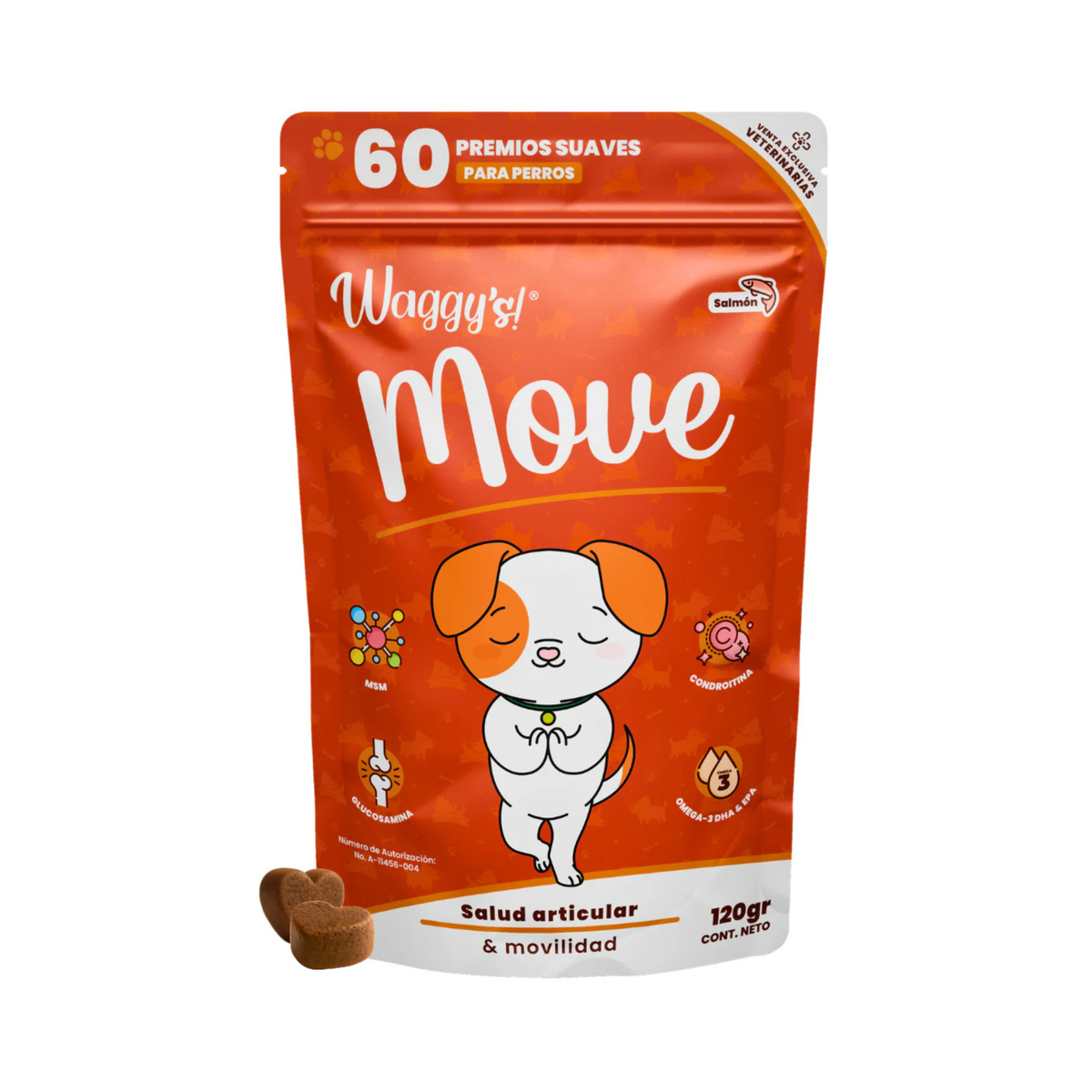 WAGGY´S SUPLEMENTO MOVE 60 pzas PERRO