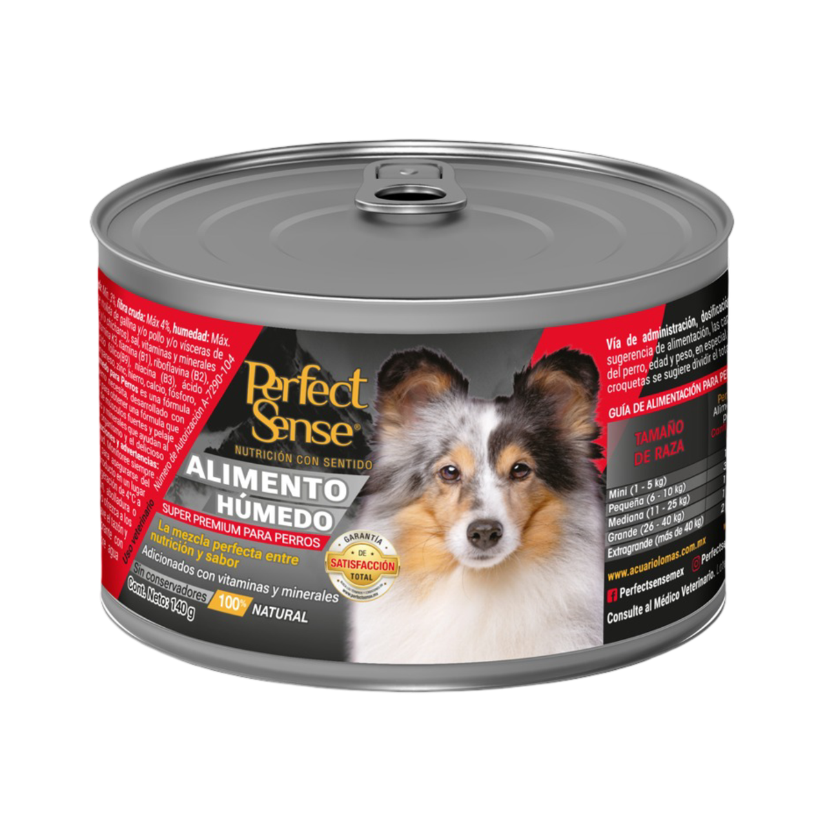 PERFECT SENSE LATA P/PERRO 140 g
