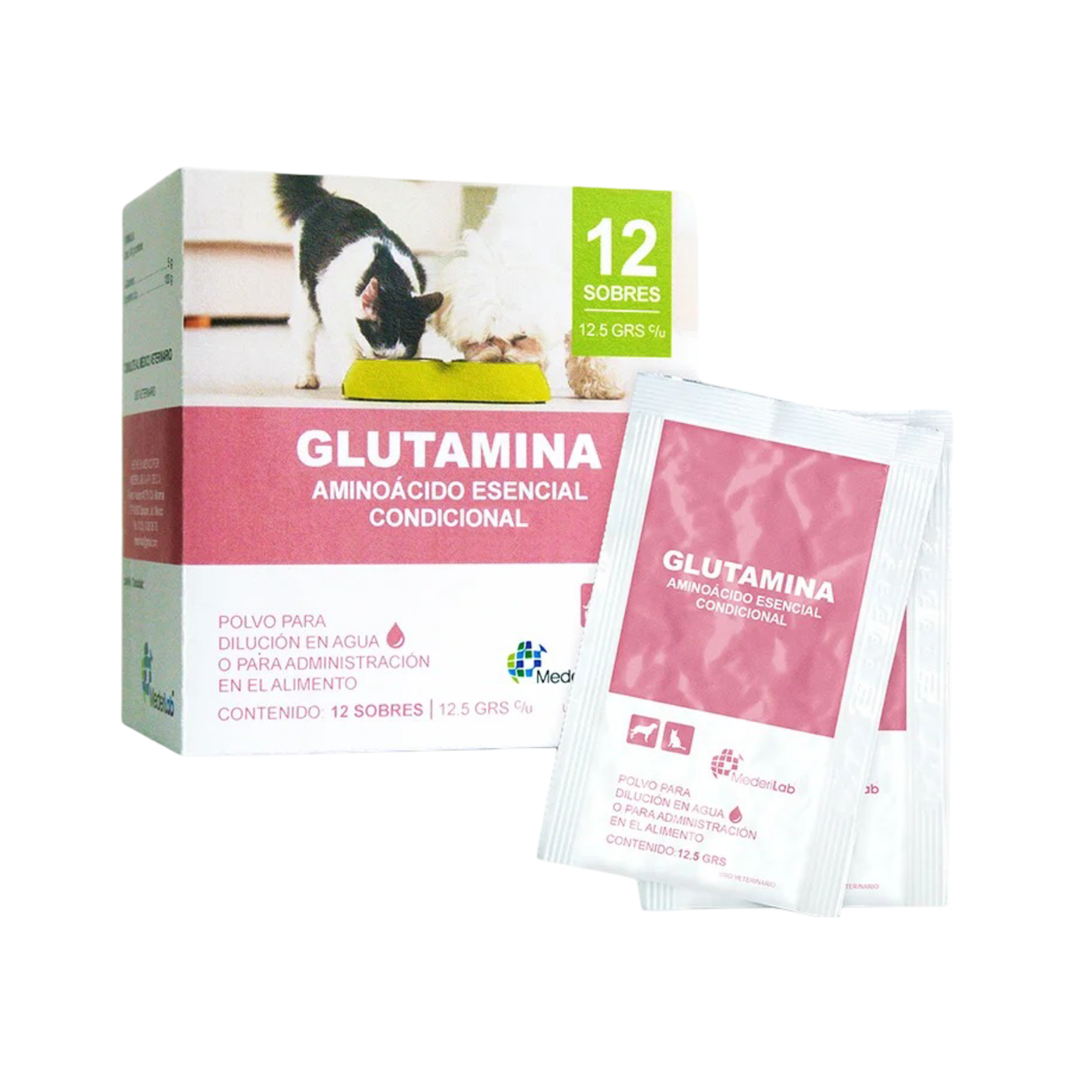 GLUTAMINA ORAL CAJA 12 SOBRES C/U 12.5 g