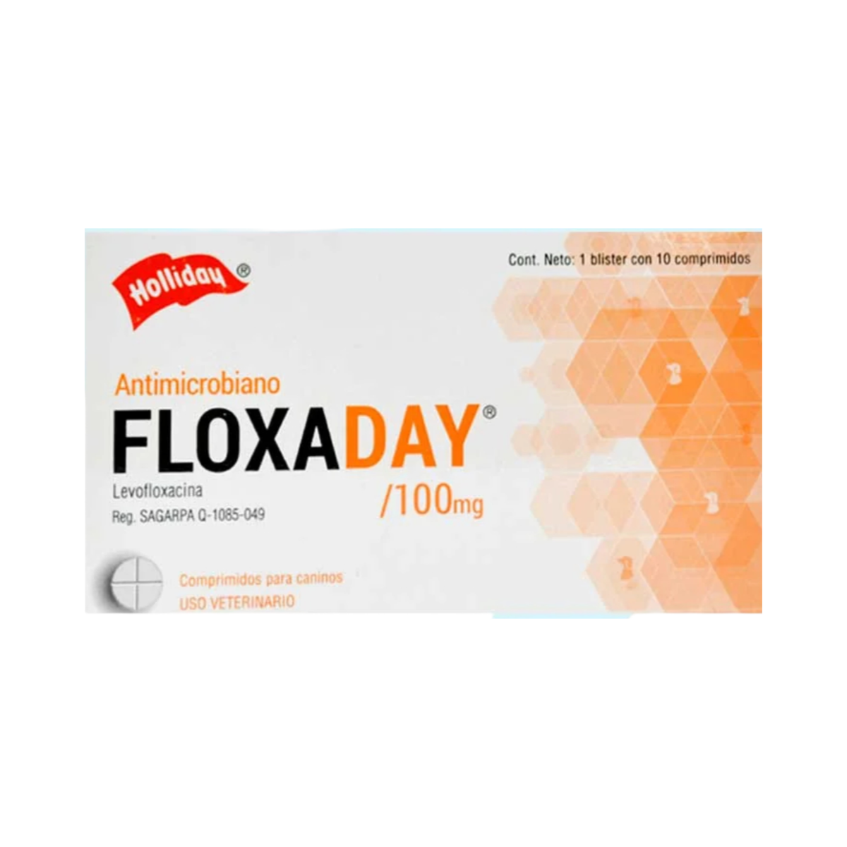 FLOXADAY 100 mg 10 tabs