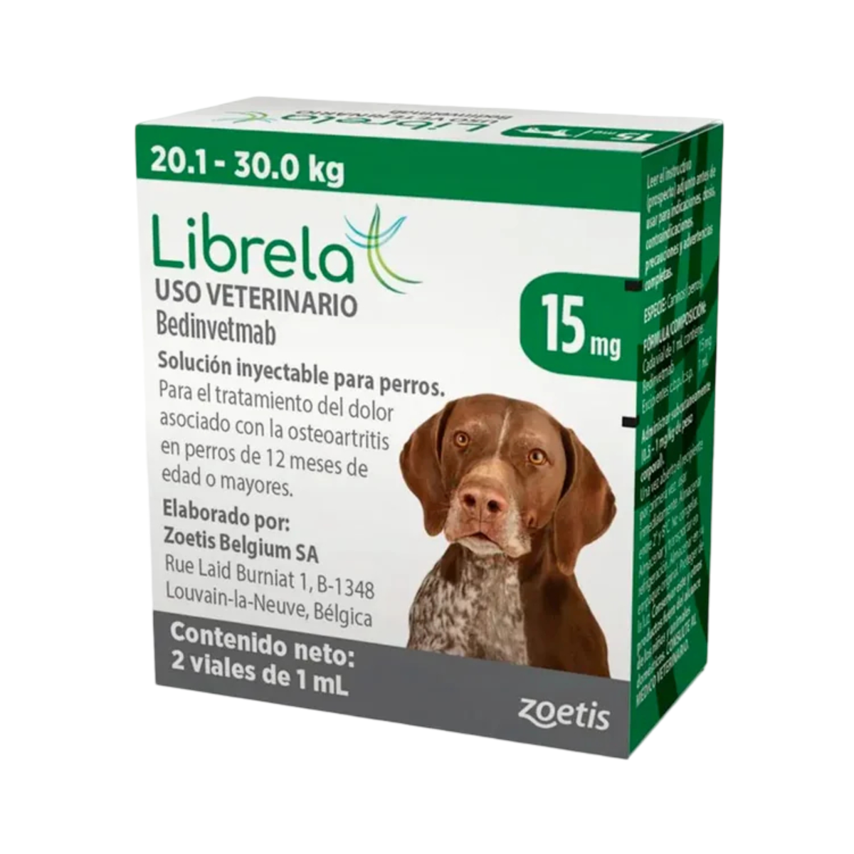 LIBRELA 15 mg 2 viales