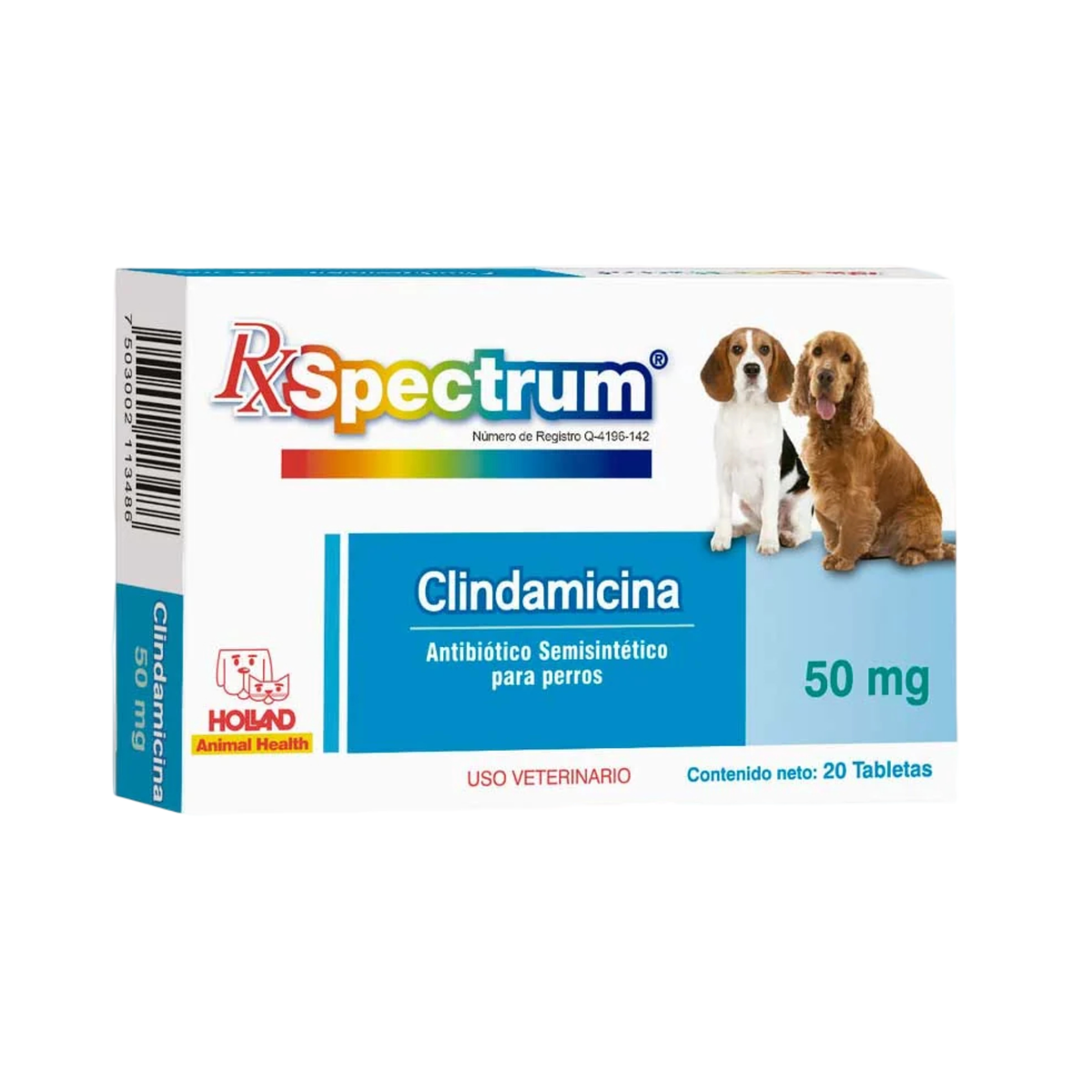 RX SPECTRUM CLINDAMICINA 50 mg 20 tabs