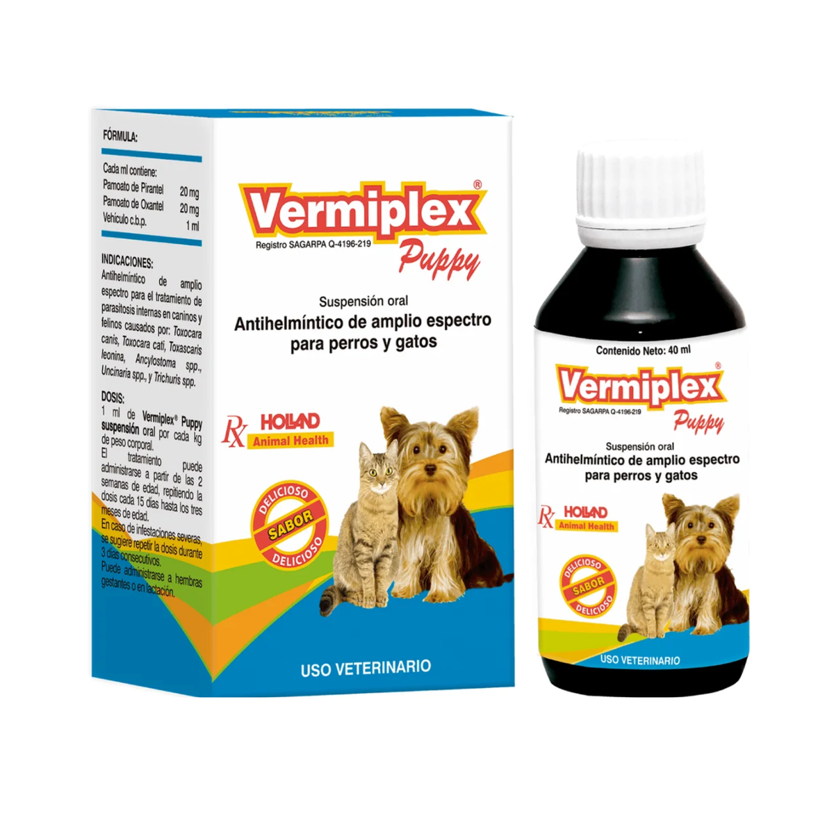 VERMIPLEX PUPPY 40 ml suspensión