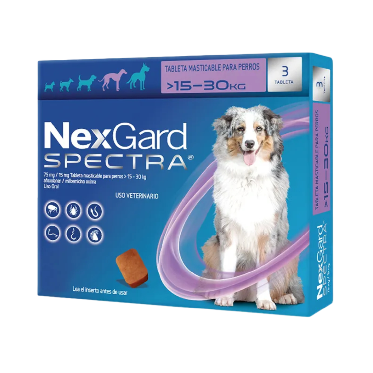 NEXGARD SPECTRA L 15.1 a 30 kg 3 tab