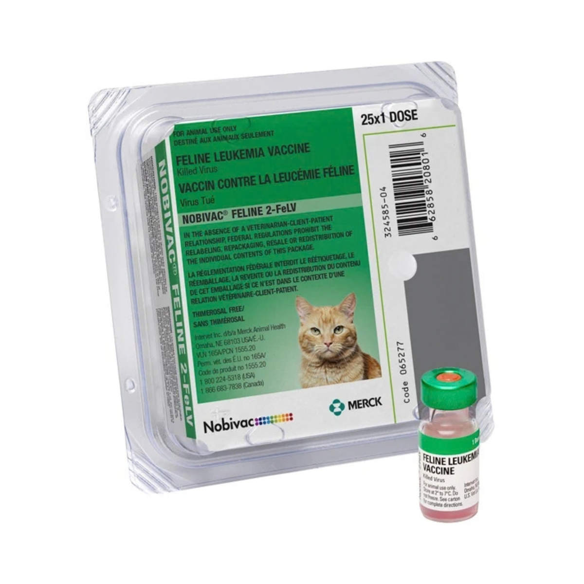 NOBIVAC FELINE 2-FeLV 1 dosis