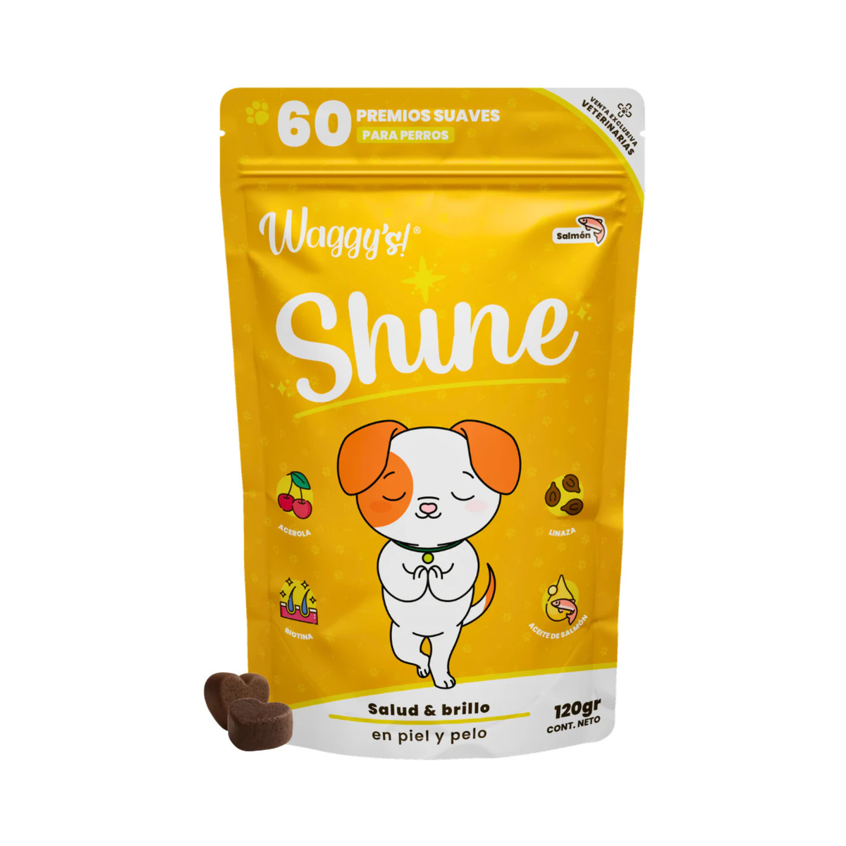 WAGGY´S SUPLEMENTO SHINE 60 pzas PERRO