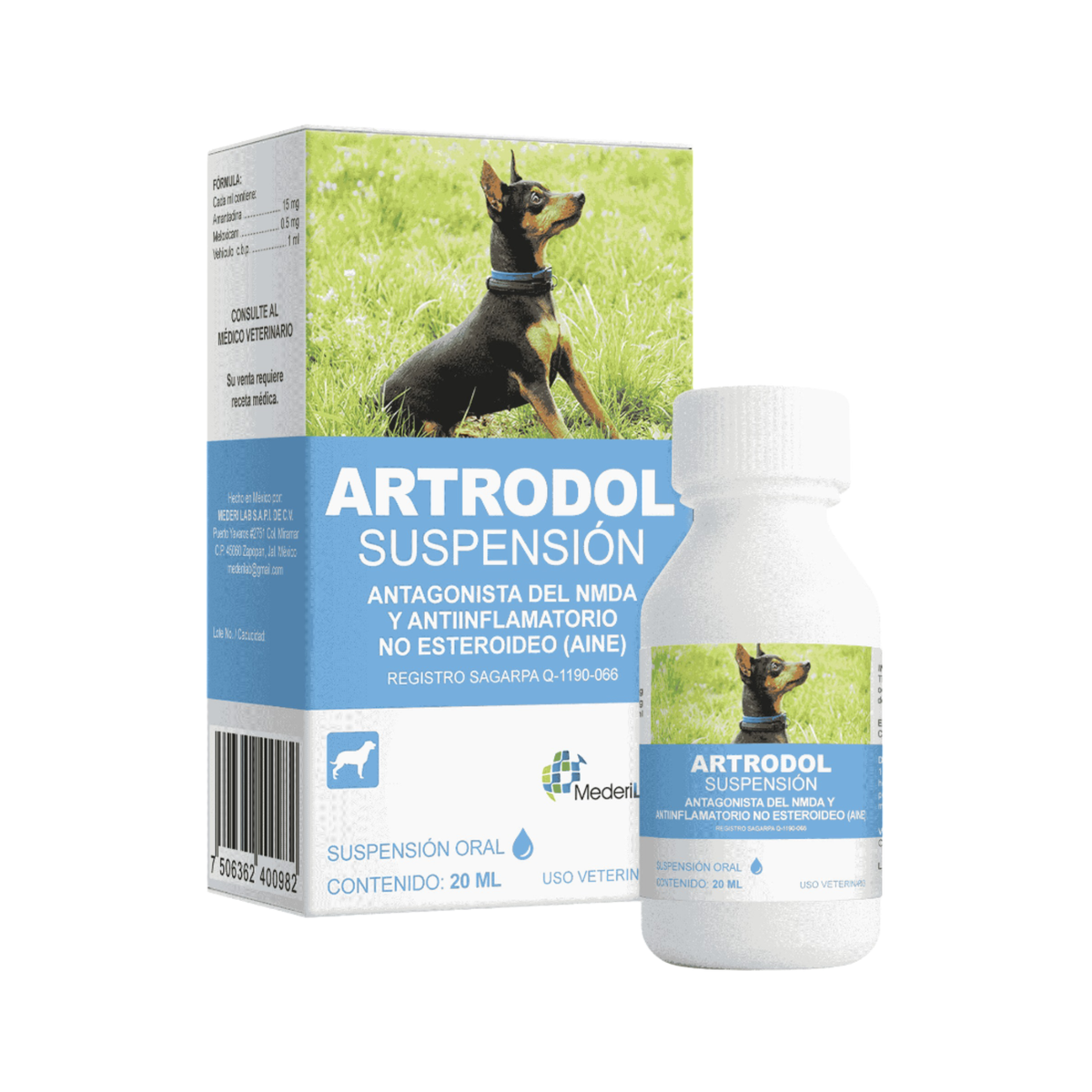 ARTRODOL SUSPENSIÓN 15 mg 20 ml